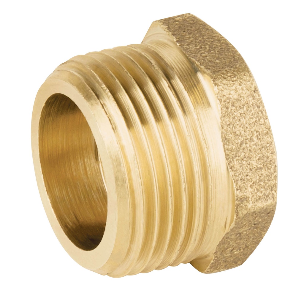 Reducción bushing de latón, 1' x 1/2', Foset