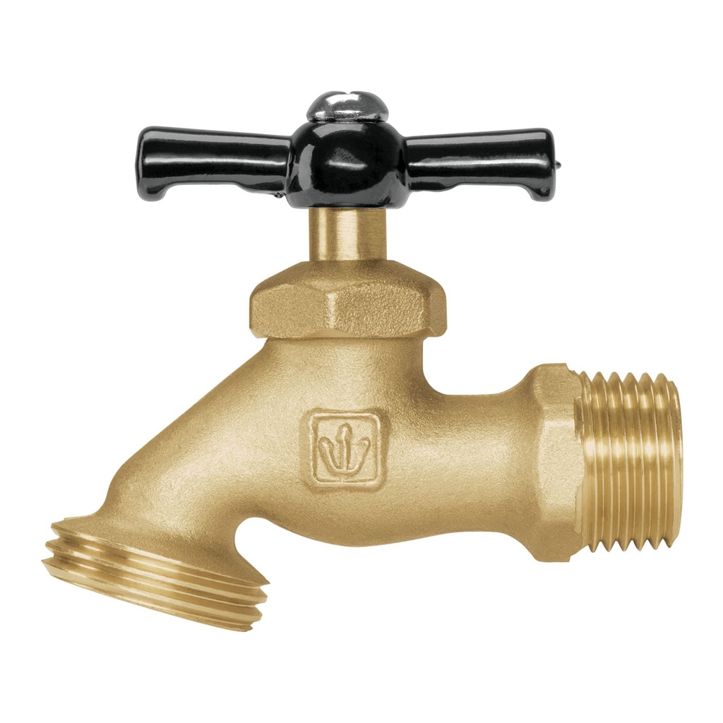 [49074] Llave para manguera, de latón, 100 g, 1/2', Foset Basic