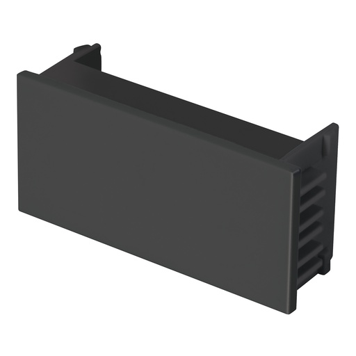 [47996] Tapón ciego, 1 módulo, línea Española, color negro, Volteck