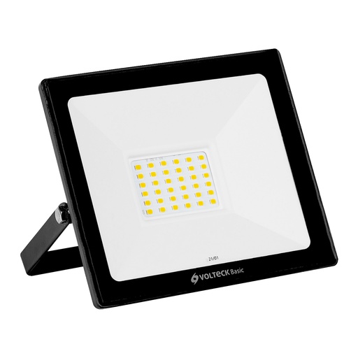 [22042] Reflector ultra delgado LED 30 W luz de día, Volteck Basic