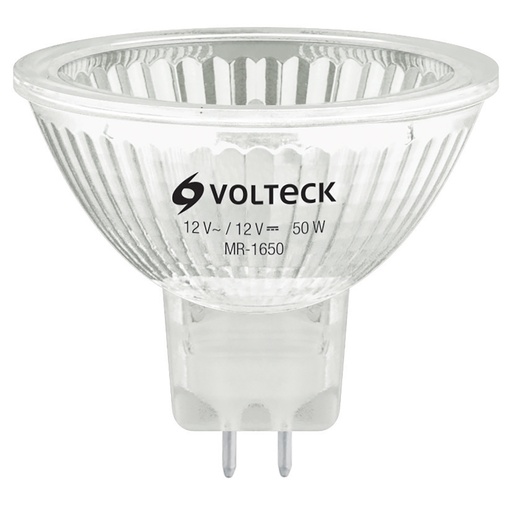 [47253] Lámpara de halógeno 50 W tipo MR 16 base GU5.3, Volteck