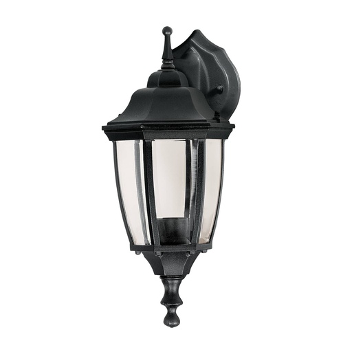 [47291] Arbotante tipo farol suspendido negro, lámpara no incluida