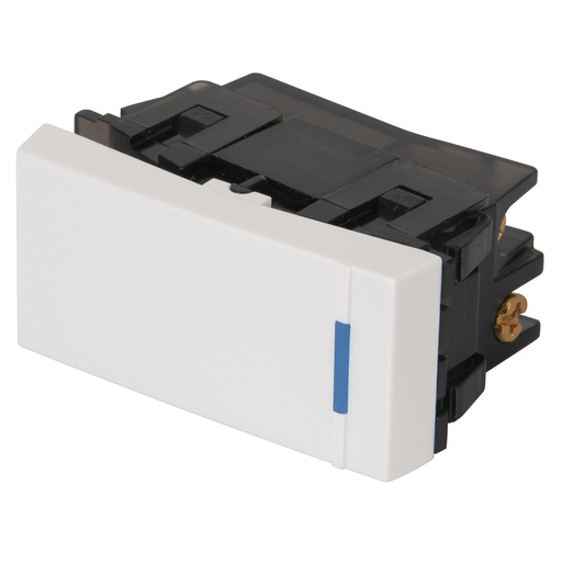 [47048] Interruptor de 3 vías, 1 módulo, línea Española,color blanco