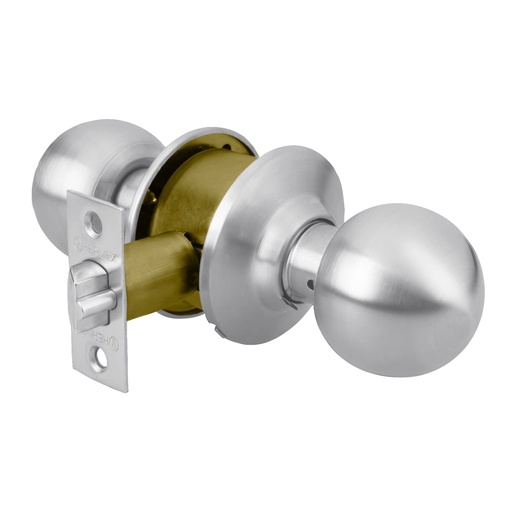 [43463] Cerradura tipo esfera para entrada, cromo mate, Hermex