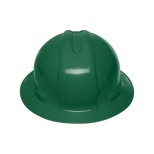 [10572] Casco de seguridad ala ancha, verde, Truper