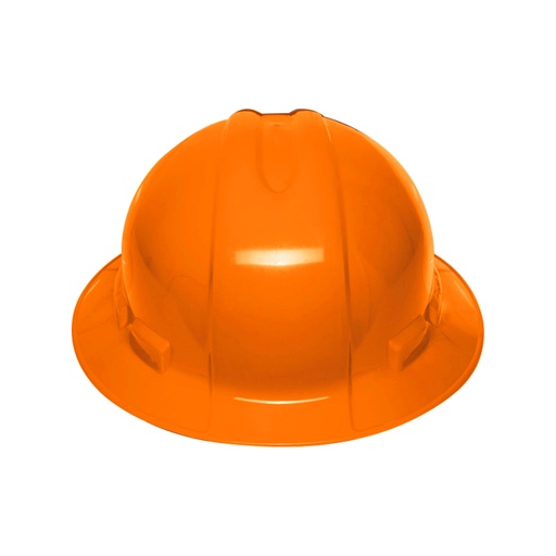 [10564] Casco de seguridad ala ancha, naranja, Truper