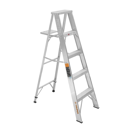 [10445] Escalera de tijera 100% aluminio tipo ll 4 peldaños, Truper