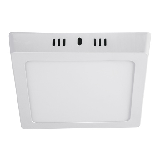 [47443] Luminario LED cuadrado tipo plafón 12 W, blanco, luz de día