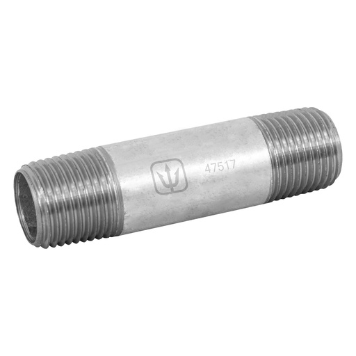 [47517] Niple de acero galvanizado 1/2' x 3', Foset