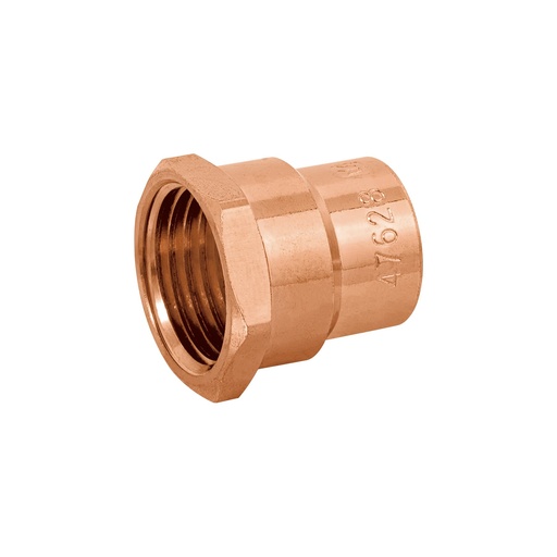 [47628] Conector de cobre de rosca interior 1/2', Foset Basic