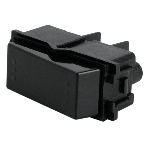 [47608] Interruptor de 3 vías, línea Italiana, color negro, Volteck