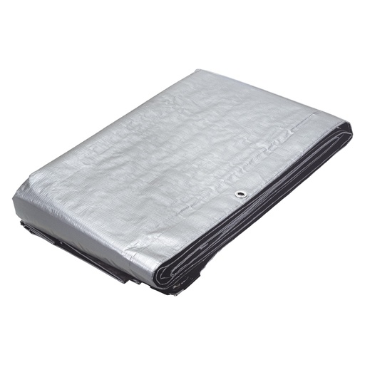 [15366] Lona gris reforzada 5 x 6 m, Truper