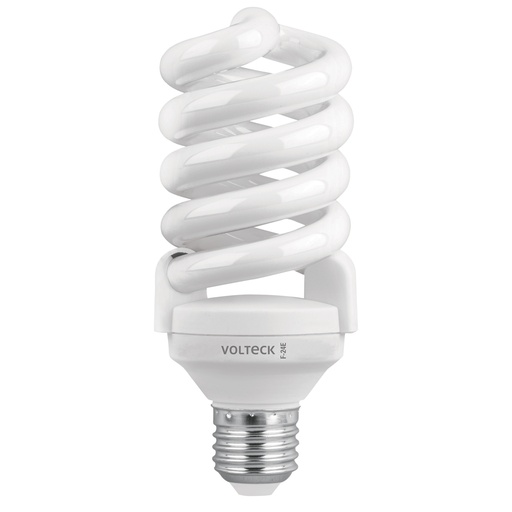 [48215] Lámpara espiral T4 24 W luz de día en blíster, Volteck