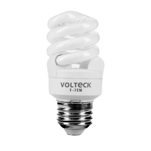 [48202] Lámpara espiral mini T2 7 W luz de día en blíster, Volteck