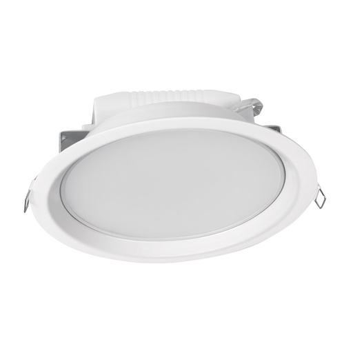 [48096] Luminario LED empotrado redondo de 12 W, luz cálida, Volteck