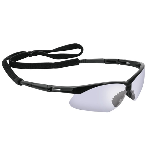 [15184] Lentes seguridad espejo azul c/cordón ajustable, Sport