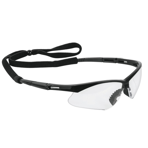 [15170] Lentes seguridad claros antiempaño c/cordón ajustable, Sport
