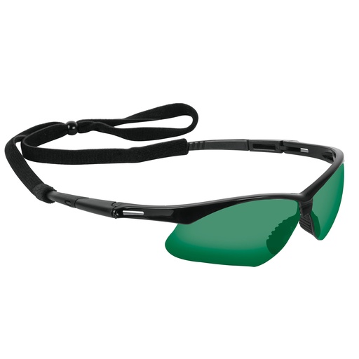 [15178] Lentes seguridad verde antiempaño c/cordón ajustable, Sport