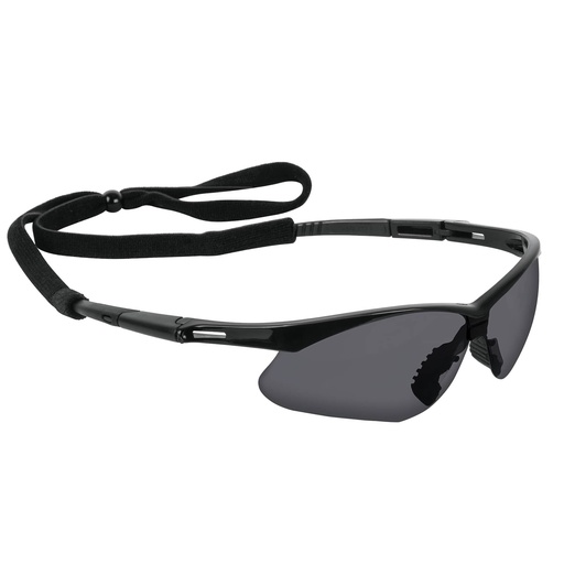 [15172] Lentes seguridad grises antiempaño c/cordón ajustable, Sport