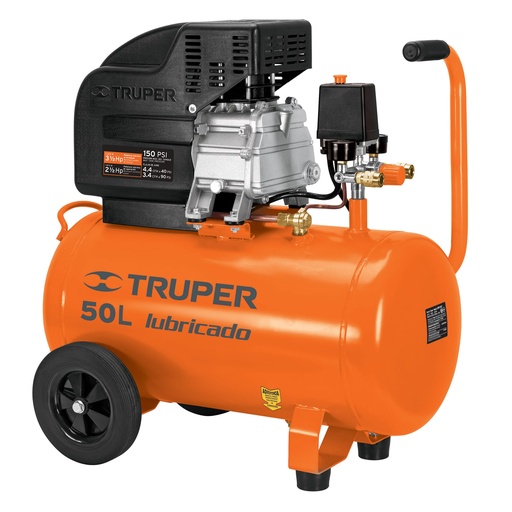 [15007] Compresor horizontal 50L, 3-1/2 HP (potencia máxima),127 V
