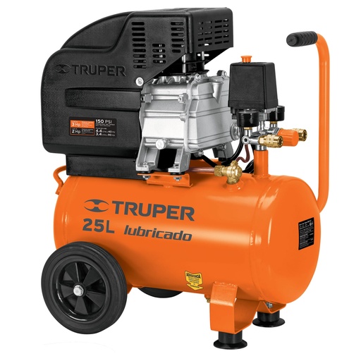 [15006] Compresor horizontal 25L, 3 HP (potencia máxima), 127 V