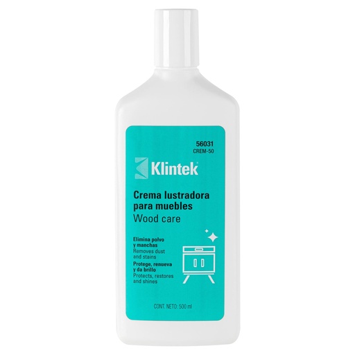 [56031] Crema lustradora para muebles, 500 ml, Klintek