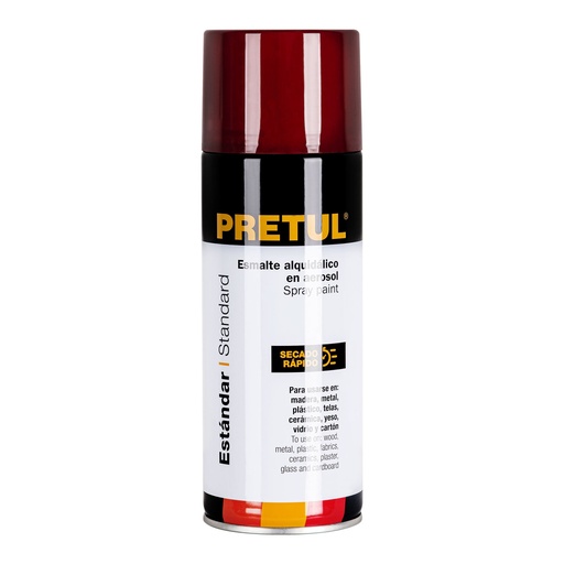 [27173] Pintura en aerosol, rojo, bote esbelto, 400 ml, Pretul
