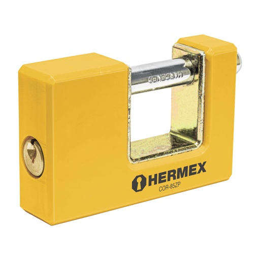 [27088] Candado antipalanca 85 mm cuerpo metálico, Hermex Basic