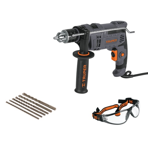 [100292] Rotomartillo 1/2' 700 W, 6 brocas y lentes de seguridad