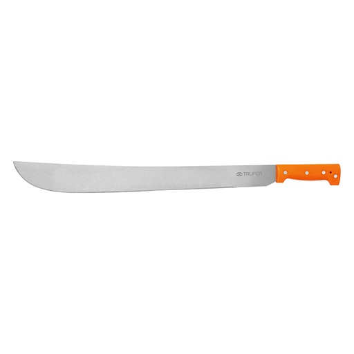 [15887] Machete estándar 22' cacha naranja remachada, Truper