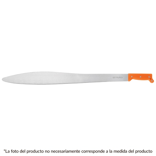 [15871] Machete acapulqueño de 22' cacha naranja, Truper