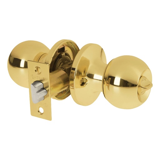 [23658] Cerradura tipo esfera, tubular, recámara,brillante, Basic