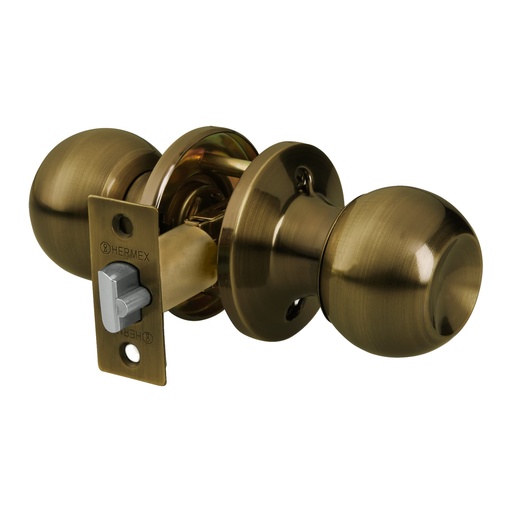 [23656] Cerradura tipo esfera, tubular, entrada, antiguo, Basic