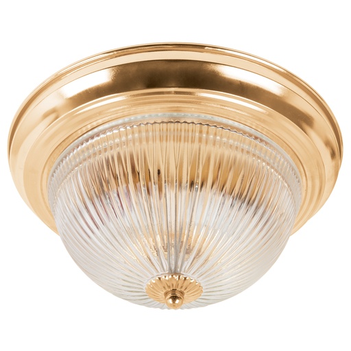 [46626] Luminario decorativo 15x28 cm pantalla cristal, s/lámparas