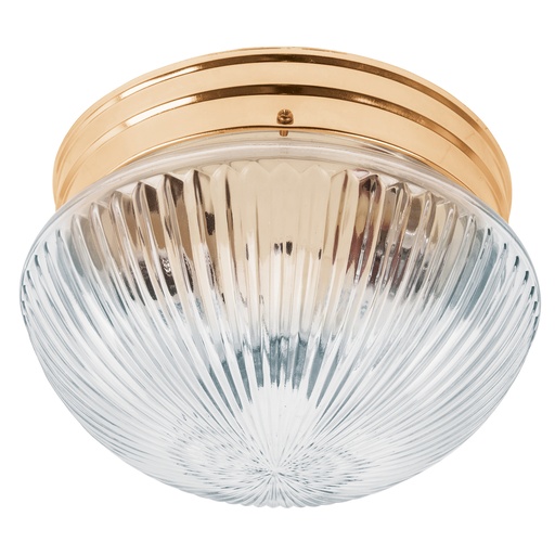 [46627] Luminario decorativo 15x24 cm pantalla cristal, s/lámparas