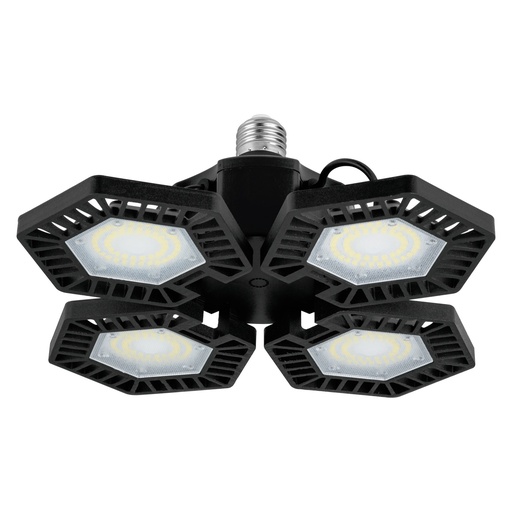 [46588] Luminario de LED 100 W, aluminio con 4 paneles abatibles