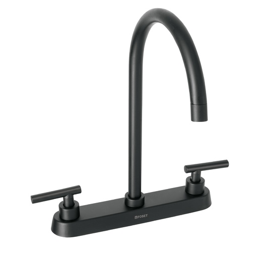 [46773] Mezcladora para fregadero,manerales palanca,negro mate,Tubig