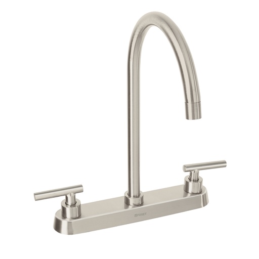 [46772] Mezcladora para fregadero, manerales palanca, satín, Tubig