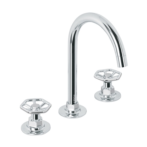 [46759] Mezcladora p/lavabo,taladros separados,redondos,cromo,Tubig