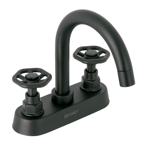 [46755] Mezcladora p/lavabo,bar,manerales redondos,negro mate,Tubig