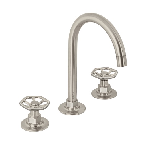 [46760] Mezcladora p/lavabo,taladros separados,redondos,satín,Tubig