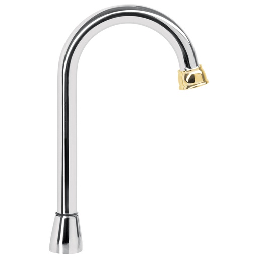 [46723] Cuello para mezcladora de lavabo, tipo bar,cromo/Oro, Aqua