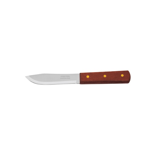 [23075] Cuchillo cebollero 5' mango de madera, Pretul