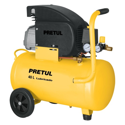 [23066] Compresor, 40 L, 3 HP (potencia máxima ), 127 V, Pretul