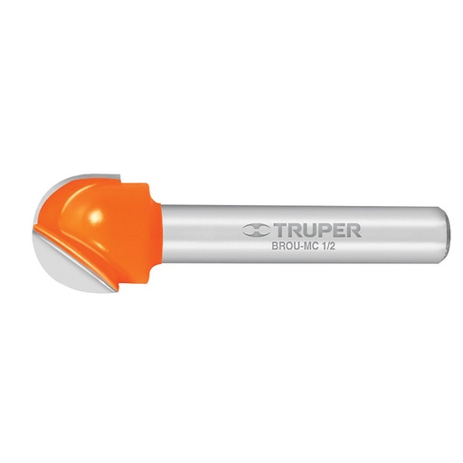 [11462] Broca para router, media caña, 1/2', Truper