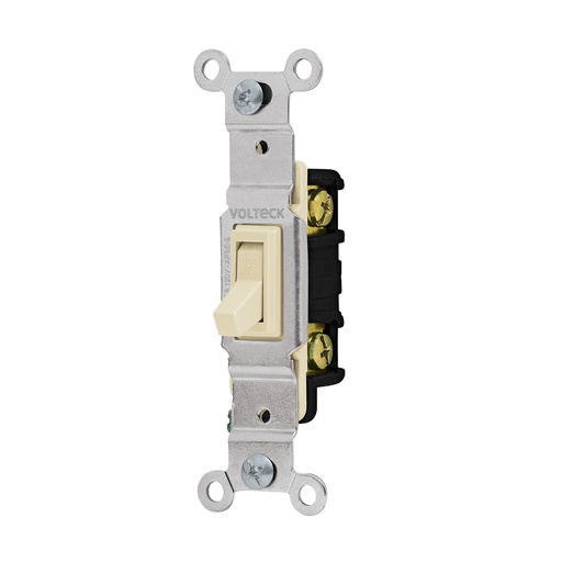 [46000] Interruptor vertical de palanca, Standard, marfil, Volteck
