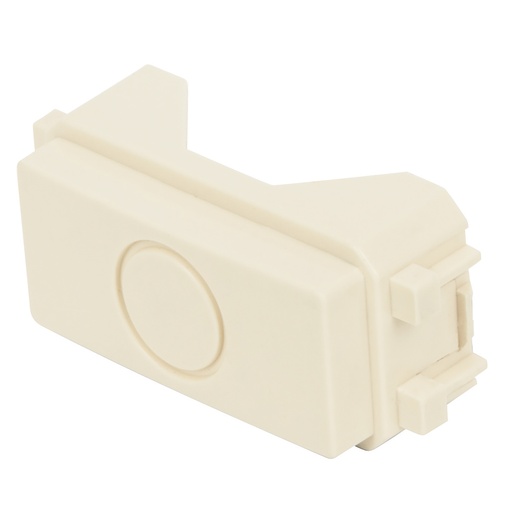 [46143] Módulo (tapón) ciego, línea Italiana, color marfil , Volteck