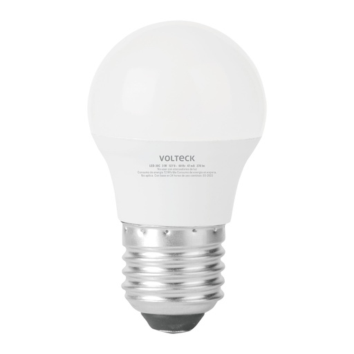 [46276] Lámpara LED A19 3 W (equiv. 25 W), luz cálida, blíster