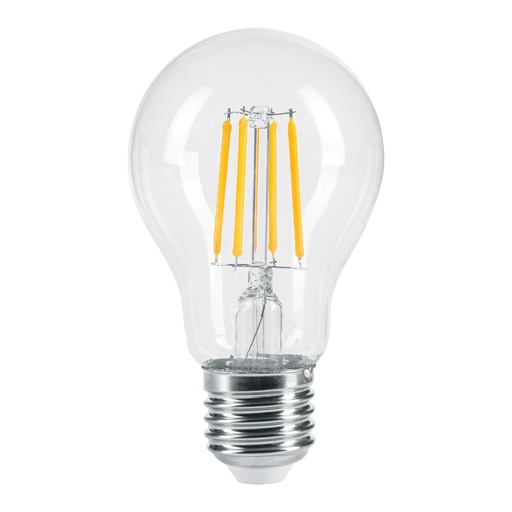 [46211] Lámpara LED tipo A19 6 W con filamento luz cálida, blíster