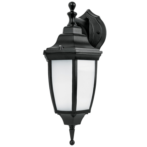 [46342] Arbotante de LED 8 W tipo farol suspendido negro, Volteck
